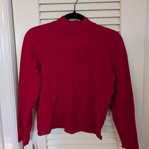 Pendleton Vibrant Red Knit Top
